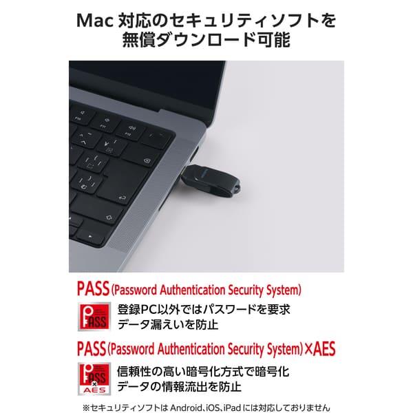 ELECOM USBメモリ 128GB USB Type-C 高速転送 回転式コネクタ