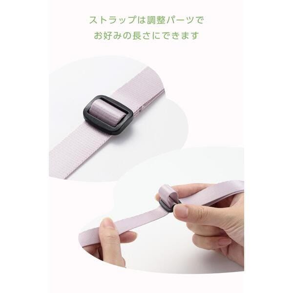 ELECOM instax(チェキ)miniシリーズ用 ネックストラップ ピンク IC