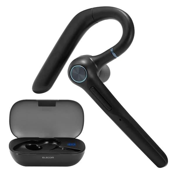 ELECOM Bluetooth ヘッドセット 片耳 マイク付き ENC ノイズキャンセ