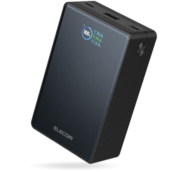 ELECOM モバイルバッテリー 20000mAh 67W 本体 ELECOM モバイルバッテリー 20000mAh 67W PD対応 ノートPC充電 半固体