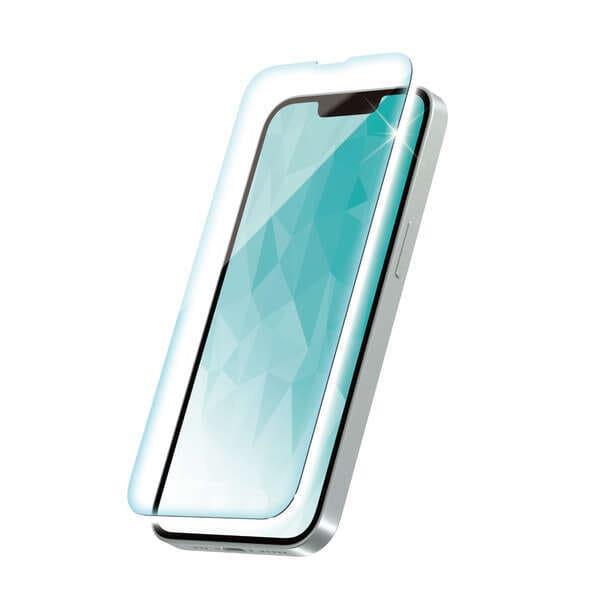 ELECOM iPhone 16e/17e ガラスフィルム 超極薄 ブルーライトカット 超