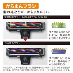 HITACHI ラクかるスティック【サイクロン式/コードレス/1.1kg/ライト