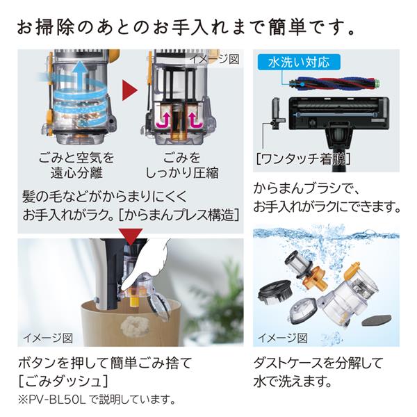 新品日立コードレス スティッククリーナPV-BL50L(N)24年製 日立 パワかるスティック PV-BL50L コードレス スティッククリーナー