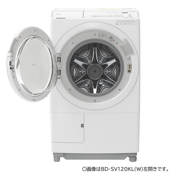 HITACHI BD-SV120K-RW ドラム式洗濯乾燥機 ビッグドラム【右開き/洗濯12kg/乾燥6kg/ホワイト】 ☆大型配送対象商品 |  ノジマオンライン