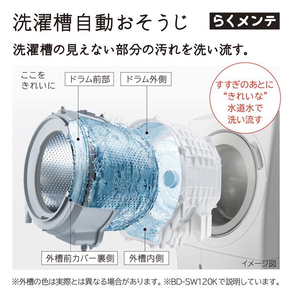 HITACHI BD-SV120K-RW ドラム式洗濯乾燥機 ビッグドラム【右開き