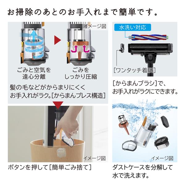 日立 スティッククリーナー すごかるスティック ライトグレー PV