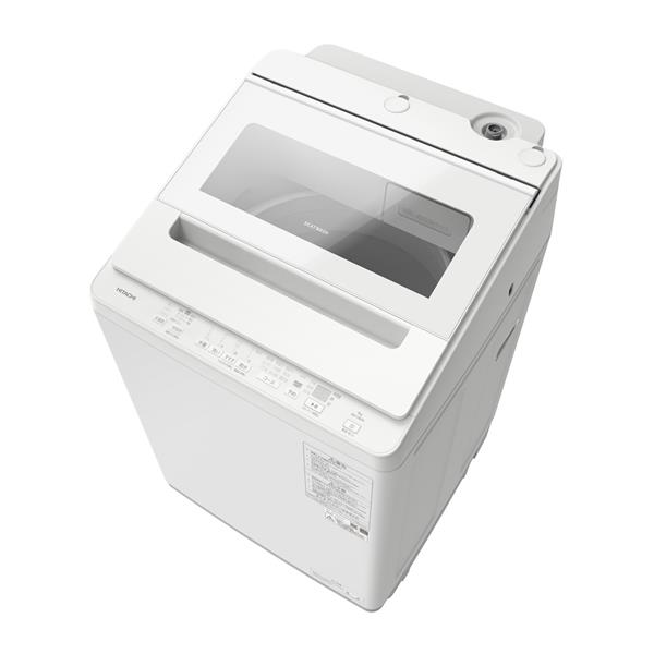 HITACHI BW-V80M-W 全自動洗濯機 ビートウォッシュ[洗濯8kg