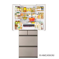 HITACHI R-HWC49X-H 冷蔵庫【6ドア/観音開き/485L/ブラスト