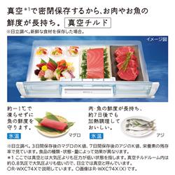 日立 冷蔵庫 [大容量735L/らくうま！ひろin冷凍プラス] 【6ドア