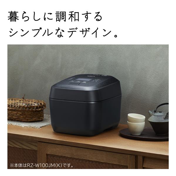 日立 圧力スチームIH炊飯器 ふっくら御前 5.5合 RZ-Z100JM K RZ-Z100JM