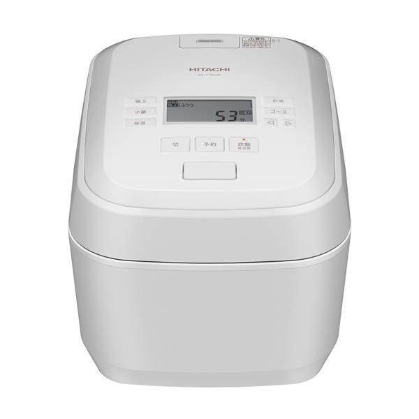 【新品】日立炊飯器5.5合圧力＆スチームRZ-V100FM W フロストホワイト 日立 圧力スチームIH炊飯器 ふっくら御前 5.5合 フロストホワイト RZ