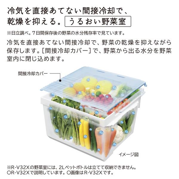 HITACHI 冷蔵庫［3ドア/左開き/315L/ライトゴールド] ☆大型配送対象