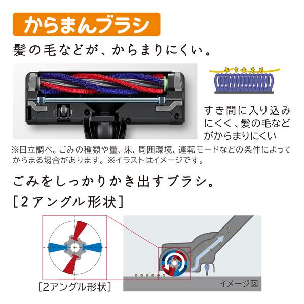 日立 日立 コードレススティック掃除機 紙パック式 ベージュ PKV-BK50P