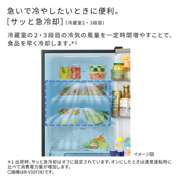 HITACHI 冷蔵庫［3ドア/左開き/315L/グラファイトシルバー] ☆大型配送