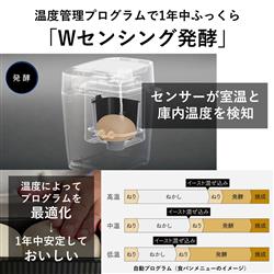 Panasonic ホームベーカリー【「おうち乃が美監修」1斤タイプ ホワイト
