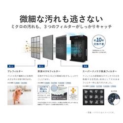 Panasonic 加湿空気清浄機 【適用畳数：～31畳/ナノイーX搭載/ F