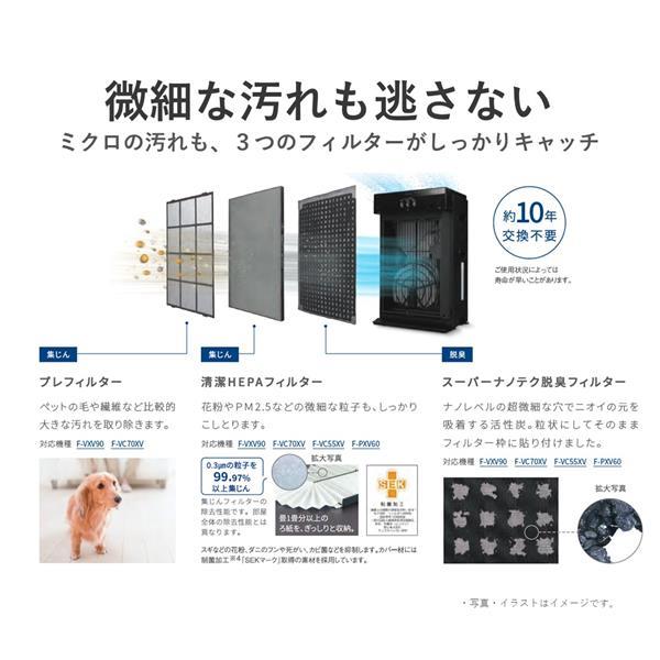Panasonic 加湿空気清浄機 【適用畳数：～31畳/ナノイーX搭載/ F