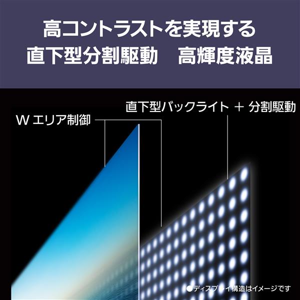 Panasonic TV-55W90A 4K液晶テレビ VIERA(ビエラ)【55V型/倍速