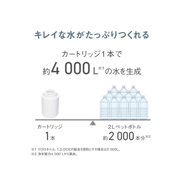 Panasonic TK-CJ14-W 浄水器【19物質を除去/交換目安1年/ホワイト