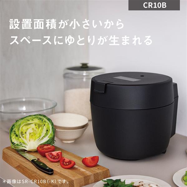 Panasonic SR-CR10B-K 圧力IHジャー炊飯器 5合炊き ブラック | ノジマオンライン