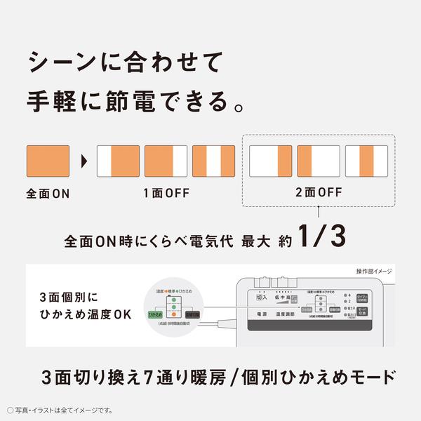 Panasonic DC-3HAC3-C ホットカーペット [3畳相当 グレージュ