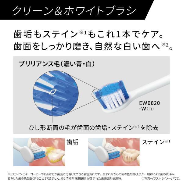 Panasonic 電動歯ブラシ用替えブラシ トータルケアブラシ 痒い 2本入 EW0810-K 黒