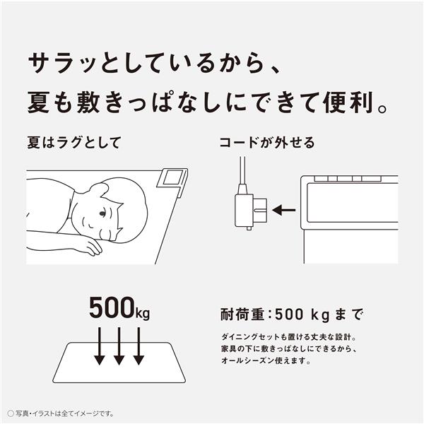 Panasonic DC-2V5-MT ホットカーペットかんたん床暖 [2畳相当