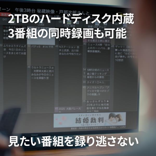 パナソニック ネットワークレコーダーmiyottoミヨット 地上 BS・CS