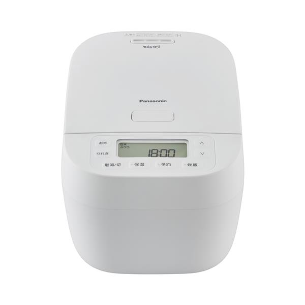 パナソニック 可変圧力IH炊飯器 5.5合 おどり炊き 備長炭釜 ホワイト