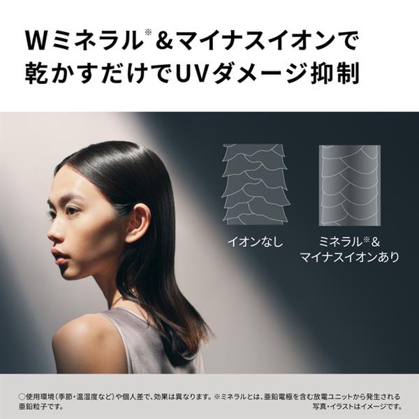 Panasonic ヘアードライヤー イオニティ 速乾 モダングレー EH-NE9N-H