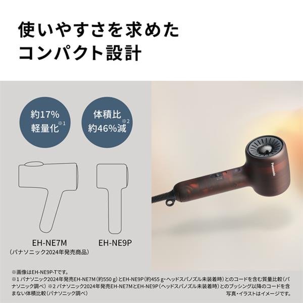 Panasonic ヘアードライヤー イオニティ 速乾 グラスグリーン EH-NE9P