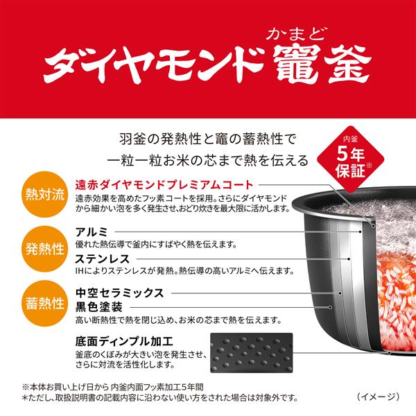 パナソニック 可変圧力IHジャー炊飯器[1升/ブラック] SR-X918D-K