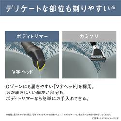 Panasonic ER-GK83-S ボディトリマー 充電式 全身 VIO AC100V