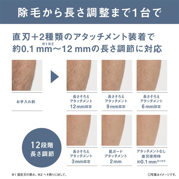 Panasonic ER-GK83-S 全身・VIOケア Panasonic ボディトリマー 充電式 全身 VIO AC100V～240V ER-GK83-S