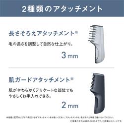 Panasonic BODY & VIO バリカン Panasonic ボディトリマー 乾電池式 全身 VIO AC100V～240V ER
