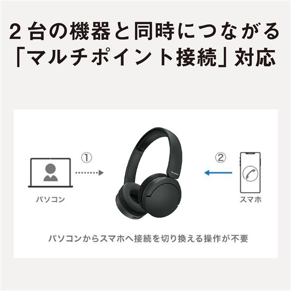 Panasonic ワイヤレスステレオヘッドホン Type-Cモデル ブラック RB