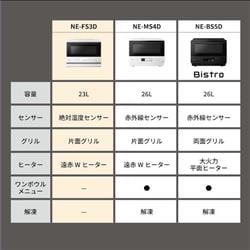 パナソニック オーブンレンジ [23L/ホワイト] NE-FS3D-W | ノジマ