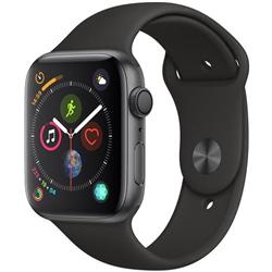 【クリックで詳細表示】【入荷次第順次出荷】 Apple Watch Series 4(GPSモデル)- 44mmスペースグレイアルミニウムケースとブラックスポーツバンド MU6D2J-A