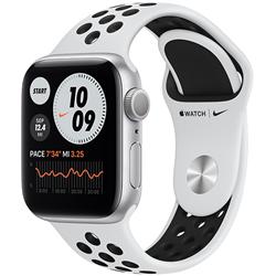 Apple M00t3j A Apple Watch Nike Series 6 Gpsモデル 40mmシルバーアルミニウムケースとピュアプラチナム ブラックnikeスポーツバンド レギュラー ノジマオンライン