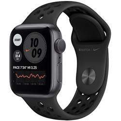 Apple M00x3j A Apple Watch Nike Series 6 Gpsモデル 40mmスペースグレイアルミニウムケースとアンスラサイト ブラックnikeスポーツバンド レギュラー ノジマオンライン