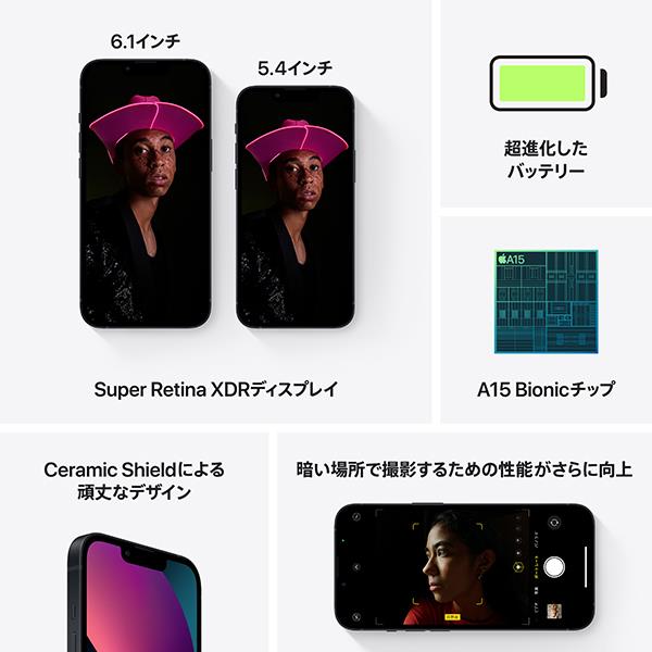 iPhone 13 mini ミッドナイト 512 GB SIMフリー