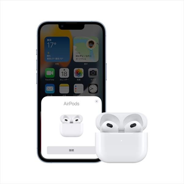 Apple MME73J-A イヤホン AirPods (エアーポッズ/第3世代 