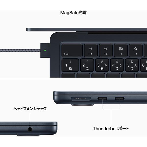 Apple MLY33J-A MacBook Air【13.6インチ/8コアCPUと8コアGPUを搭載