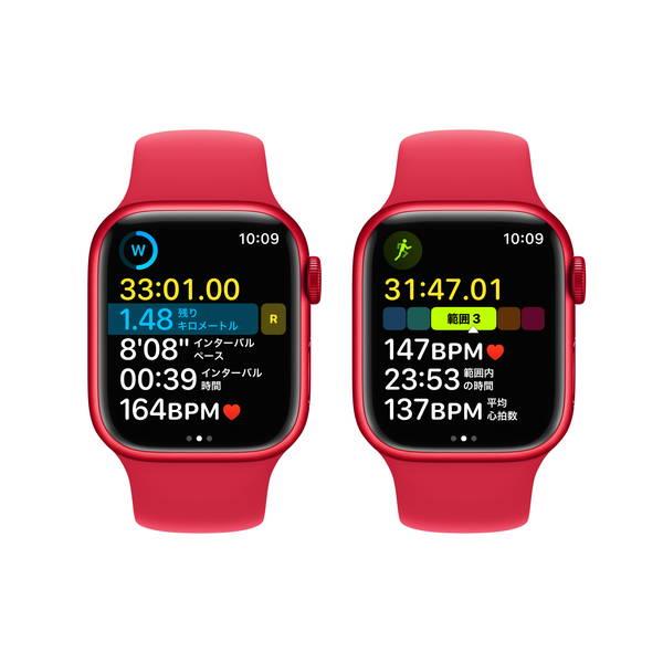 Apple MNP73J-A Apple Watch Series 8（GPSモデル）- 41mm(PRODUCT)RED