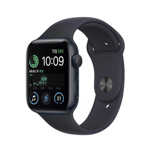 Apple MNK03J-A Apple Watch SE（GPSモデル）- 44mmミッドナイト