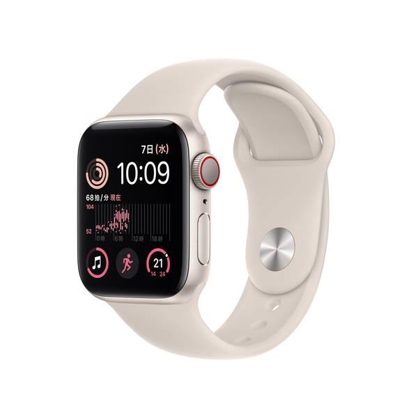 Apple MNPH3J-A Apple Watch SE（GPS + Cellularモデル）- 40mmスター