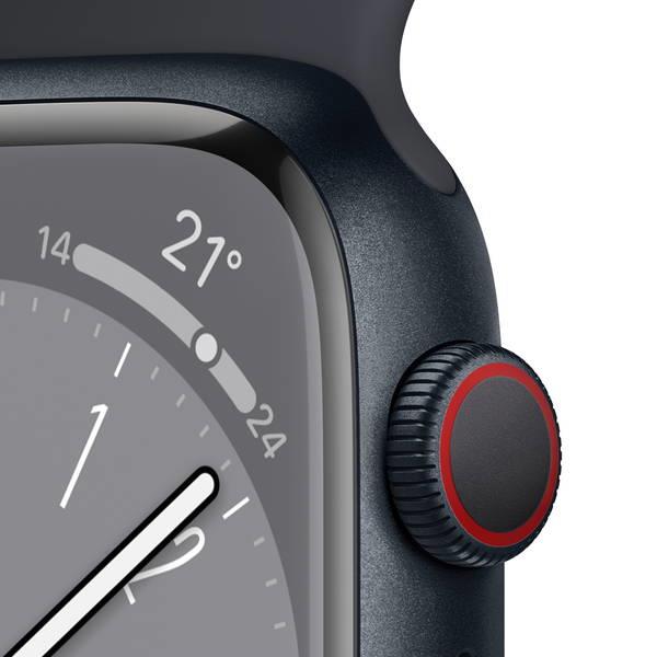 耐熱 二層 足あとぐらす (M) Apple Watch Series8 41mm GPSシルバー