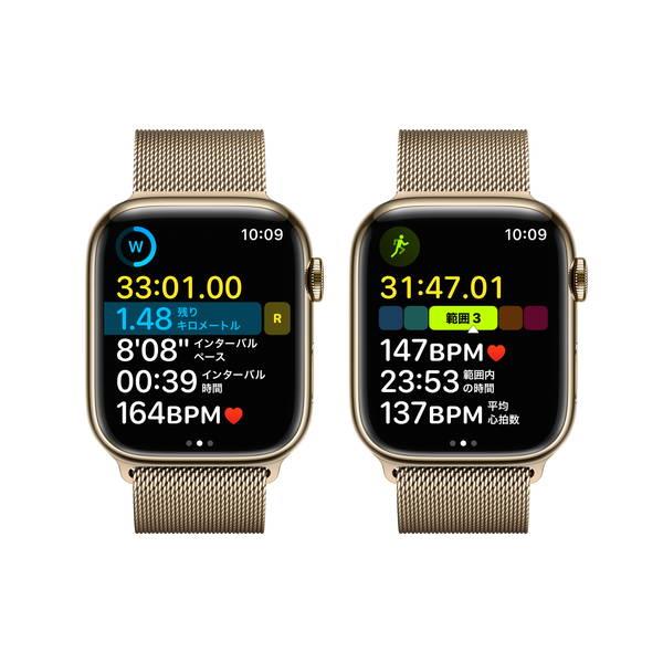 バンドApplewatch シリーズ5 45mm ステンレス ゴールド