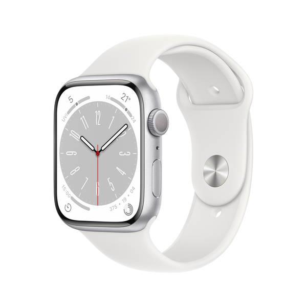 Apple MP6N3J-A Apple Watch Series 8（GPSモデル）- 45mmシルバー