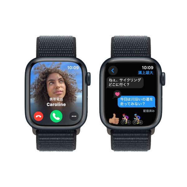 Apple MR8Y3J A Apple Watch Series 9GPSモデル  mmミッドナイト